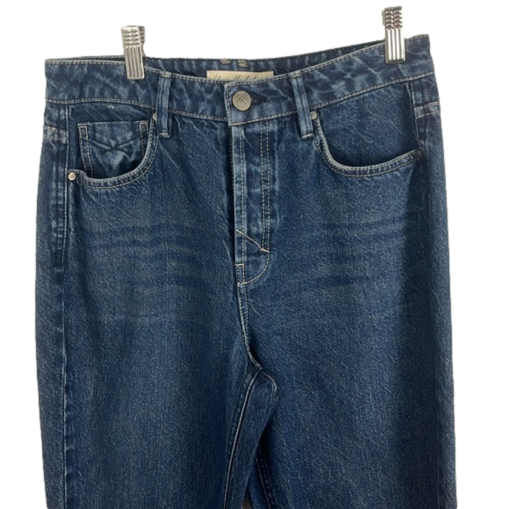 Unpublished Straight Leg Button Fly Jeans